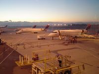 Ontario International Airport (ONT) - Stands at Dawn - by Keith Sowter