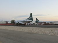 Boise Air Terminal/gowen Fld Airport (BOI) - Tankers 473 & 474 parked on the west end of NIFC ramp. - by Gerald Howard