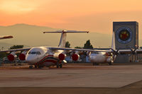 Boise Air Terminal/gowen Fld Airport (BOI) - Early morning on the National Interagency Fire Center ramp. - by Gerald Howard