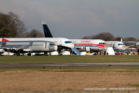 Kemble Airport, Kemble, England United Kingdom (EGBP) - the scrapping area at Kemble - by Chris Hall
