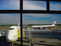 Narita International Airport (New Tokyo) - Japan Air Boeing 747 at Tokyo-Narita Airport in 2003 - by miro susta