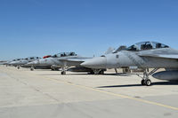 Boise Air Terminal/gowen Fld Airport (BOI) - VAF-102 “Diamondbacks”, NAF Atsugi, Japan
(CVW-5  USS Ronald Reagan) parked on south GA ramp.
 - by Gerald Howard