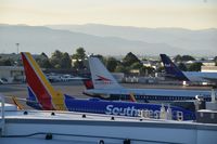 Boise Air Terminal/gowen Fld Airport (BOI) - North side of Concourse B at dawn. - by Gerald Howard
