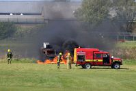 City Airport Manchester - Fire training at City Airport Manchester - by Guitarist