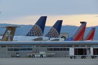 Boise Air Terminal/gowen Fld Airport (BOI) - Early morning, south side Concourse B. - by Gerald Howard