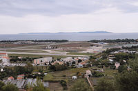 Hyères Le Palyvestre Airport - french navy base in the foreground, civil airport in the background - by olivier Cortot