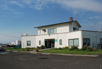 Columbia Gorge Rgnl/the Dalles Municipal Airport (DLS) - Airport office at the Dalles Muni. airport - by Jack Poelstra