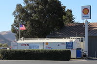 Santa Paula Airport (SZP) - Santa Paula self-serve SHELL 100LL aviation fuel, no price change.  - by Doug Robertson