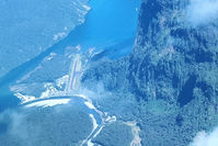 Milford Sound Airport - Approach from the Domes - by Peter Lewis