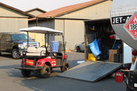Santa Paula Airport (SZP) - Thomas Fire Firebase support equipment, vehicles, etc. - by Doug Robertson