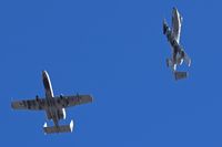 Boise Air Terminal/gowen Fld Airport (BOI) - A-10Cs from the 190th fighter Sq., Idaho ANG making the break to the down wind for RWY 28L. - by Gerald Howard