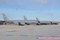 Boise Air Terminal/gowen Fld Airport (BOI) - Three KC-135R tankers parked on the Idaho ANG ramp. All from the 22nd ARW, 931st ARG, McDonnell AFB, Kansas. - by Gerald Howard