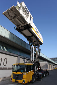 Vienna International Airport, Vienna Austria (LOWW) - Catering vehicle for Airbus 380 used at Vienna - by Hotshot