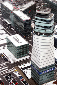 Vienna International Airport, Vienna Austria (LOWW) - ATC Tower seen from above - by Hotshot