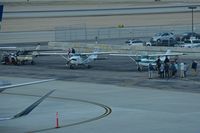 Boise Air Terminal/gowen Fld Airport (BOI) - Passengers getting ready to fly into the Idaho back country for rafting or camping trips. - by Gerald Howard