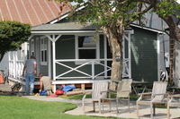 Santa Paula Airport (SZP) - Continued rebuild of SZP's Airport Office, now with walkaround decks - by Doug Robertson