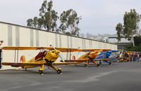 Santa Paula Airport (SZP) - A gathering of Bucker JungManns and JungMeisters; individual photos will also be uploaded. - by Doug Robertson