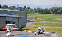 Gloucestershire Airport, Staverton, England United Kingdom (EGBJ) - General view looking west at EGBJ - by Clive Pattle