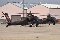 Boise Air Terminal/gowen Fld Airport (BOI) - AH-64s from the Royal Singapore Air Force parked on the Idaho ANG ramp. At BOI for training. - by Gerald Howard