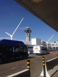 Los Angeles International Airport (LAX) - tower from outside united terminal - by magnaman
