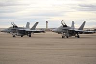 Boise Air Terminal/gowen Fld Airport (BOI) - VMFA-323 Death Rattlers, 3rd MAW, MAG-11, MCAS Miramar, CA. - by Gerald Howard
