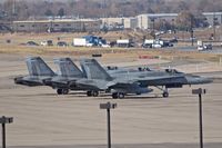 Boise Air Terminal/gowen Fld Airport (BOI) - Parked on the north GA ramp.  409 Fighter Sq. Nighthawks, CFB Cold Lake, Alberta, Canada. - by Gerald Howard