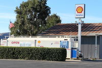 Santa Paula Airport (SZP) - Santa Paula SHELL 100LL Self-Serve Fuel Dock, no price change - by Doug Robertson