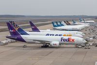 Cologne Bonn Airport, Cologne/Bonn Germany (EDDK) - Cologne Airport Cargo Ramp. Picture taken from the visitors platform at terminal 1 - by Michael Schlesinger