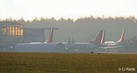 Lasham Airfield - A view of the aircraft maintenance area at Lasham, formerly known as ATC Lasham - by Clive Pattle