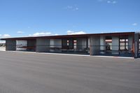 Boise Air Terminal/gowen Fld Airport (BOI) - Half of hangars at new location. - by Gerald Howard
