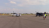 Lakeland Linder Regional Airport (LAL) - P-51 and F4U at Sun n' Fun - by Peter Pasieka