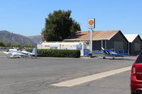 Santa Paula Airport (SZP) - Santa Paula SHELL 100LL Self-Serve Fuel Dock, two pumps, no price change - by Doug Robertson