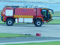 Kirkwall Airport - Fire 2 at Kirkwall airport, Orkney islands - by Pete Hughes