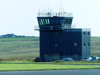 Kirkwall Airport - Control tower at Kirkwall airport, Orkney islands - by Pete Hughes