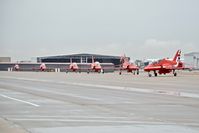 Boise Air Terminal/gowen Fld Airport (BOI) - Taxiing to parking. - by Gerald Howard