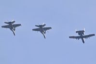 Boise Air Terminal/gowen Fld Airport (BOI) - Flight of A-10Cs from 190th Fighter Sq., Idaho ANG & FA-18F from VFA-2, NAS Lemoore, CA. - by Gerald Howard