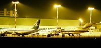 Brussels Airport - BRUCARGO  by night slide scan'90s - by Joannes Van mierlo