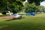 Oaksey Park Airport, Oaksey, England United Kingdom (EGTW) - Luscombe fly in - by Chris Hall