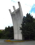 Tempelhof International Airport (closed), Berlin Germany (EDDI) - Luftbrückendenkmal (Berlin airlift memorial) in front of the former Tempelhof airport - by Ingo Warnecke