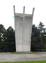 Tempelhof International Airport (closed), Berlin Germany (EDDI) - Luftbrückendenkmal (Berlin airlift memorial) in front of the former Tempelhof airport - by Ingo Warnecke