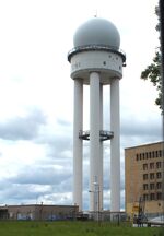 Tempelhof International Airport (closed), Berlin Germany (EDDI) - landside view of the radar-tower at the former Tempelhof airport - by Ingo Warnecke