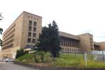 Tempelhof International Airport (closed), Berlin Germany (EDDI) - landside view of buidings / hangars on the eastern wing of the former Tempelhof airport - by Ingo Warnecke