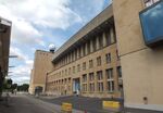 Tempelhof International Airport (closed), Berlin Germany (EDDI) - landside view of the hangars just north of the tower building of the former Tempelhof airport - by Ingo Warnecke