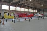 X4HP Airport - Inside the Northern Hangar at Hooton Park - by Chris Hall