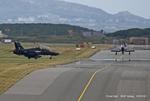 Anglesey Airport (Maes Awyr Môn) or RAF Valley, Anglesey United Kingdom (EGOV) - BAe Hawk T.2's at RAF Valley - by Chris Hall