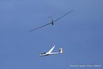 Lasham Airfield Airport, Basingstoke, England United Kingdom (EGHL) - Gliders over Lasham - by Chris Hall