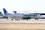 Chicago O'hare International Airport (ORD) - A21N FRONTIER AIRLINES AiIRBUS A321neo N654FR CARMEN The Black Bear at ORD - by Mark Kalfas