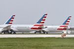 Chicago O'hare International Airport (ORD) - N806AA, N825AA N813AN at Chicago, O'Hare KORD - by Mark Kalfas