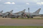 RAF Coningsby Airport, Coningsby, England United Kingdom (EGXC) - RAF Eurofighter EF-2000 Typhoon FGR4's. RAF Coningsby - by Chris Hall